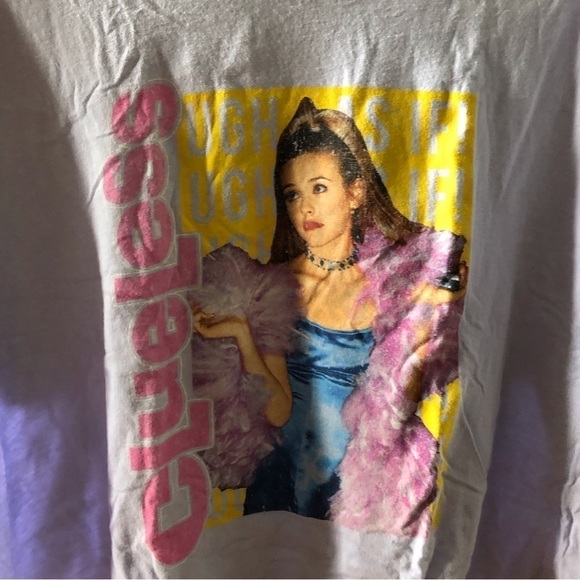 Old Navy Clueless semi-cropped boxy graphic tee in size XL Tall - Picture 3 of 5